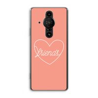 Friends heart: Sony Xperia Pro-I Transparant Hoesje