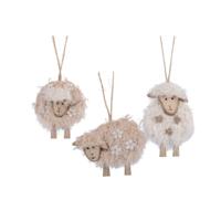 Hangdeco Schaap polyester 0,9x10x8,5cm