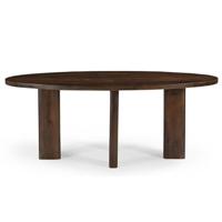 Giga Meubel - Eettafel Ovaal 240cm - Donkerbruin Mangohout - Sydney