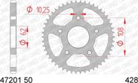 AFAM Chain wheel 428 50z steel silver