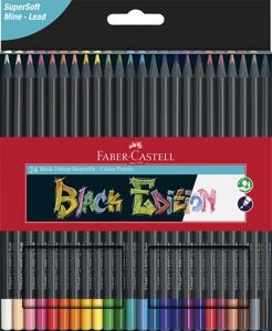 Faber Castell FC-116424 Kleurpotloden Black Edition In Etui 24 Stuks