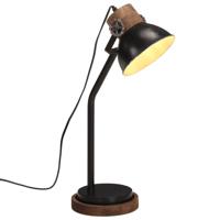 Bureaulamp 25 W E27 18x18x60 cm zwart