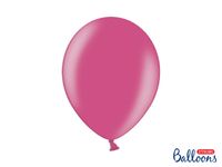 Metallic ballonnen Hot Pink - 50 Stuks - thumbnail
