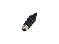 Neutrik NC3FX-TOP kabel-connector XLR Zwart - thumbnail