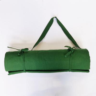 Katoenen yogamat - Bosgroen