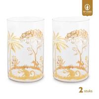 Pip Studio Longdrinkglazen - Set van 2 - Goud - La Majorelle - 360ml - thumbnail