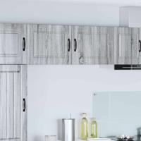 Keukenkast 2 pcs Grijs Sonoma 50 x 31 x 40 cm Bewerkt hout