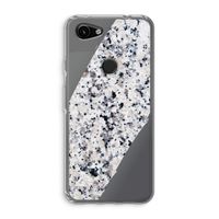 Gespikkelde marmer: Google Pixel 3a Transparant Hoesje