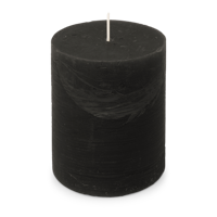 Rustiek Kaars 100/130mm-zwart - Spaas
