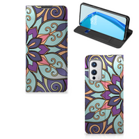 OnePlus 9 Smart Cover Purple Flower - thumbnail