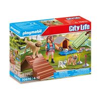 Playmobil City Life Cadeauset Hondentrainster 70676 - thumbnail