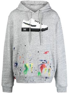 Mostly Heard Rarely Seen 8-Bit hoodie à imprimé graphique - Gris