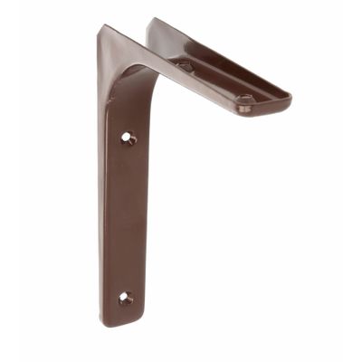 AMIG Plankdrager/planksteun van metaal - gelakt bruin - H150 x B200 mm