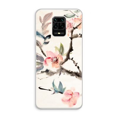 Japanse bloemen: Xiaomi Redmi Note 10 Lite Transparant Hoesje