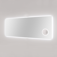Balmani Giro rechthoekig badkamerspiegel 180 x 70 cm met spiegelverlichting en -verwarming