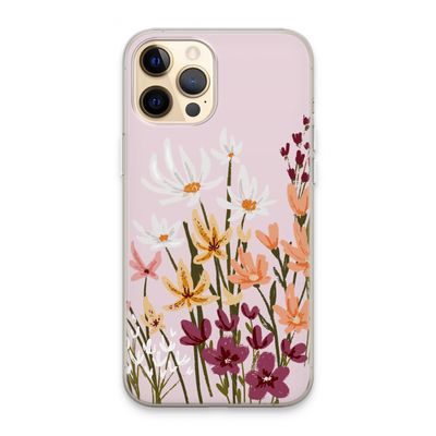 Painted wildflowers: iPhone 13 Pro Max Transparant Hoesje