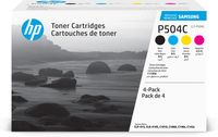 Samsung CLT-P504C zwarte/cyaan/magenta/gele tonercartridges, 4-pack - thumbnail