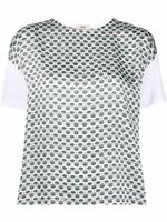 Herno t-shirt à broderies - Blanc