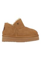 Warmbat Pantoffels Willow Plateau WLW371025 Cognac Bruin-41 maat 41