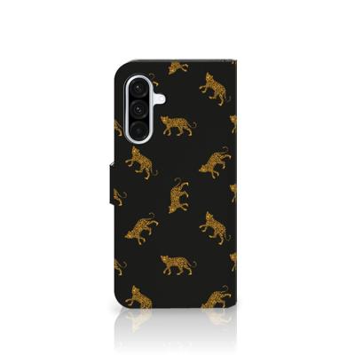 Telefoonhoesje | Met pasjeshouder | voor Samsung Galaxy A36 Leopards