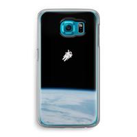 Alone in Space: Samsung Galaxy S6 Transparant Hoesje