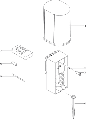 Oase onderdelen InScenio 230 / FM-Master 1,2,3 / FM-Profimaster Grondpen