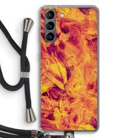 Eternal Fire: Samsung Galaxy S21 Transparant Hoesje met koord