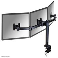 Neomounts FPMA-D960D3 Monitor-tafelbeugel 3-voudig 25,4 cm (10) - 54,6 cm (21,5) Zwart Kantelbaar, Zwenkbaar, Roteerbaar - thumbnail