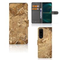 Sony Xperia 5III | Bookcase | Marmer Creme