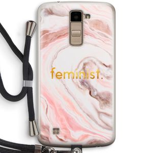 Feminist: LG K10 (2016) Transparant Hoesje met koord