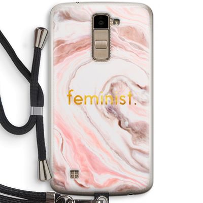 Feminist: LG K10 (2016) Transparant Hoesje met koord