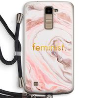 Feminist: LG K10 (2016) Transparant Hoesje met koord
