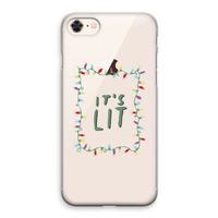 It's Lit: iPhone 8 Transparant Hoesje