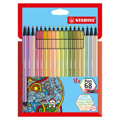Stabilo pen 68 viltstiften 18st.