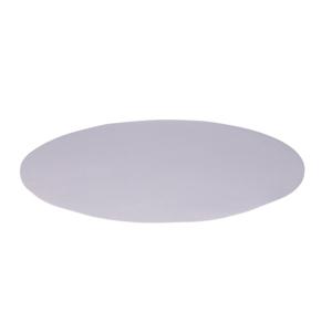 Wicotex Placemats Uni - grijs - rond 38 cm - anti slip laag - Teflon coating toplaag