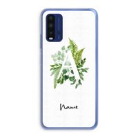 Green Brush: Xiaomi Redmi 9T Transparant Hoesje Green Brush: Xiaomi Redmi 9T Transparant Hoesje
