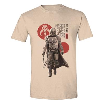Star Wars The Mandalorian T-Shirt Mandalorian Script Size S