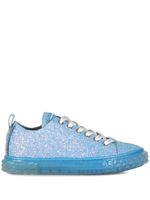 Giuseppe Zanotti baskets Blabber à paillettes - Bleu Giuseppe Zanotti baskets Blabber à paillettes - Bleu