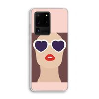 Red lips: Samsung Galaxy S20 Ultra Transparant Hoesje