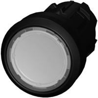 Siemens 3SU10000AB700AA0 3SU1000-0AB70-0AA0 Druktoets Bedieningsknop vlak, Kunststof frontring Helder Druk-ontgrendeling 1 stuk(s)