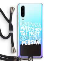 The prettiest: Huawei P30 Transparant Hoesje met koord
