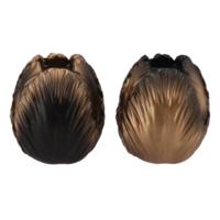 Daan Kromhout Vaas toulon zwart/goud 10 cm 2 assorti | 12 stuks