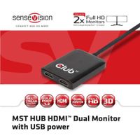 Club 3D SenseVision Multi Stream Transport Hub HDMI Dual Monitor adapter CSV-6200H - thumbnail
