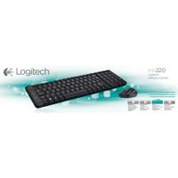 Desktopset Wireless combo MK220 Logitech USB2.0 toetsenbord muis usb receiver