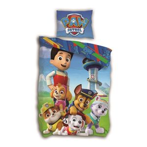 Disney Paw Patrol dekbedovertrek - Katoen - Peuter (120x150 cm + 1 sloop) - Multi
