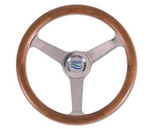 Stazo Stuurwiel 50 Teak/rvs 35 Cm Default