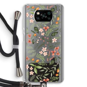 Sweet little flowers: Xiaomi Poco X3 Pro Transparant Hoesje met koord