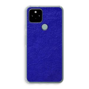Majorelle Blue: Google Pixel 5 Transparant Hoesje