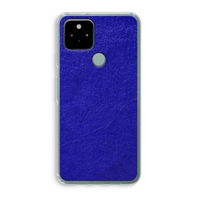 Majorelle Blue: Google Pixel 5 Transparant Hoesje