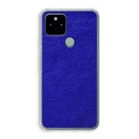 Majorelle Blue: Google Pixel 5 Transparant Hoesje